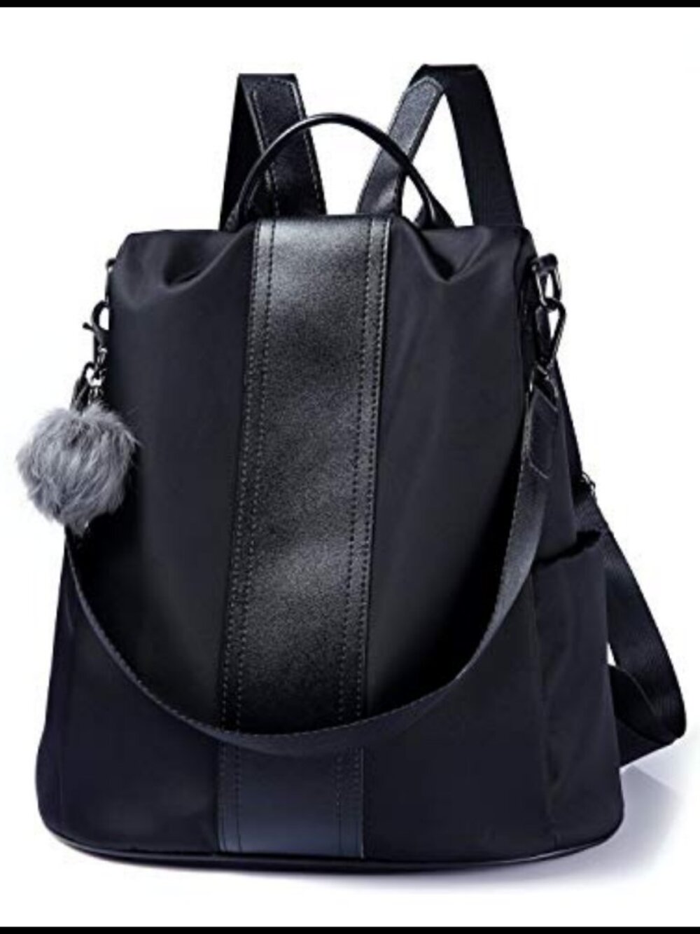 Waterproof Nylon Anti-theft Backpack Purse Lightweight Travel Shoulder Bag